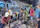 Pererat Kebersamaan, Satgas TMMD Probolinggo Kerja Bakti Bersama Masyarakat Desa Brabe