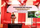 Tim Wasev Sterad TNI Terima Paparan Pelaksanaan TMMD Oleh Dandim 0820/Probolinggo Letkol Inf Ribut Yodo Apriantono