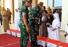 Sentuhan Kasih di Tengah TMMD Probolinggo, Anak Yatim Terima Sembako dari Tim Wasev Sterad TNI 