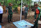 Tim Wasev Sterad Tinjau Pembangunan Tangki Septik Individual TMMD Ke-128 di Desa Brabe Probolinggo